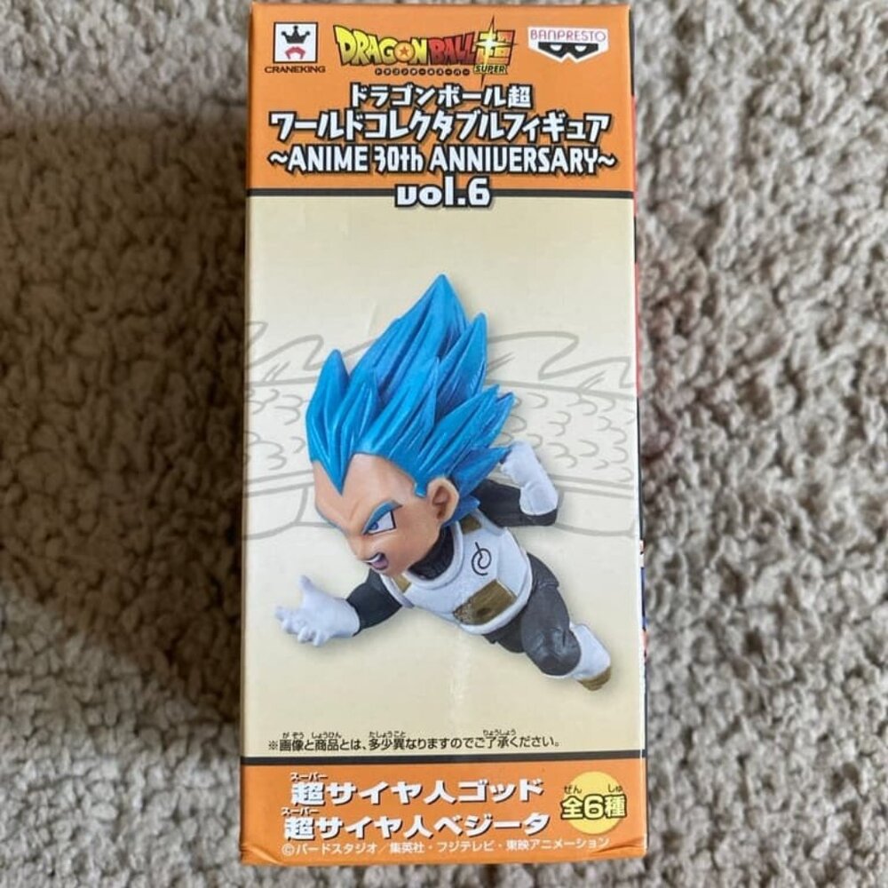 Dragon Ball super vegita super sayan God Japanese WCF world collectable figure